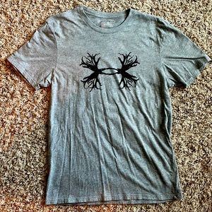 Under Armour Antler Logo Heat Gear Charged Cotton T-Shirt